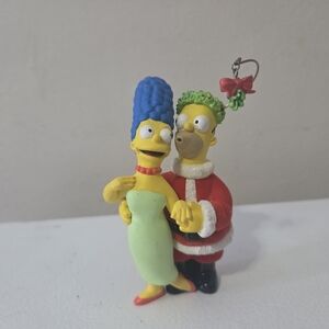 Carlton Cards Marge and Homer Simpson Holiday Figurine Ornament